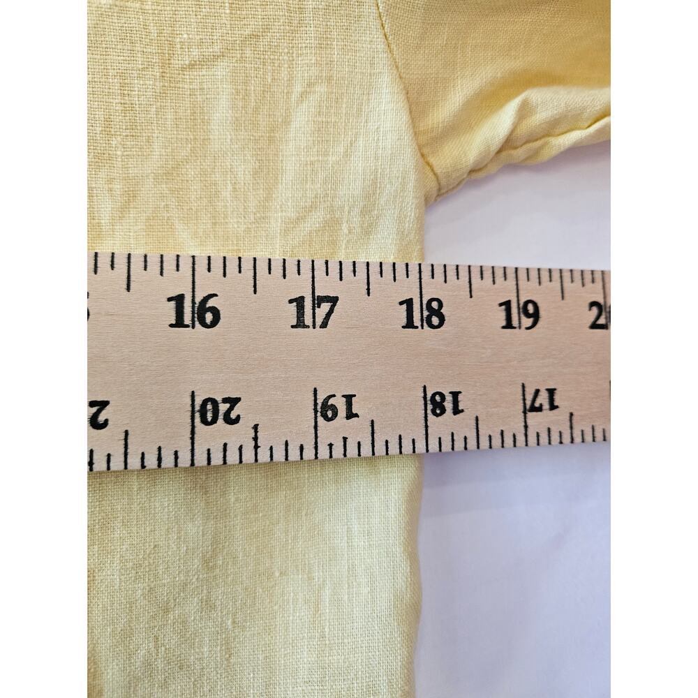 Madewell Bundle Crop Button Up Shirt Yellow Plaid Small - Picture 6 of 13